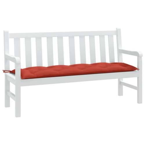 Jastuk za vrtnu klupu prošarano crvena 150x50x7 cm od tkanine - prošarana crvena 150 x 50 x 7 cm 1 Cijena