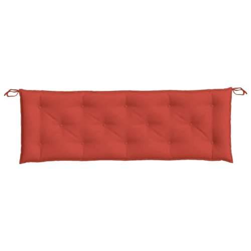 Jastuk za vrtnu klupu prošarano crvena 150x50x7 cm od tkanine - prošarana crvena 150 x 50 x 7 cm 1 Cijena