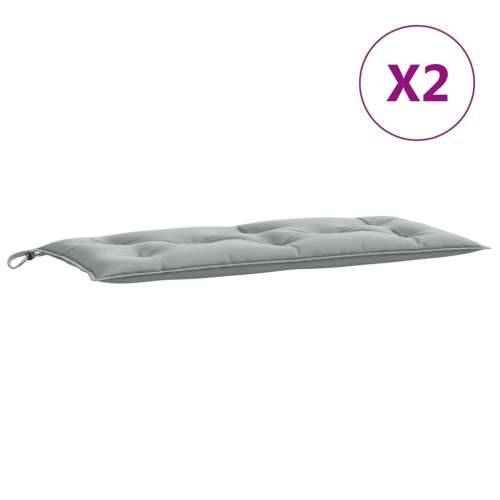 Jastuci za vrtnu klupu 2 kom svjetlosivi 100x50x7 cm tkanine prošarana svjetlosiva 100 x 50 x 7 cm 1 Cijena