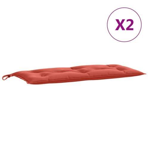 Jastuci za vrtnu klupu 2 kom Crvena vina 100x50x7 cm tkanina - prošarana crvena 100 x 50 x 7 cm 1 Cijena
