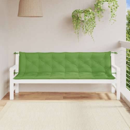 Jastuci za vrtnu klupu 2 kom zeleni 200x50x7 cm tkanina - prošarana zelena 200 x 50 x 7 cm 1 Cijena