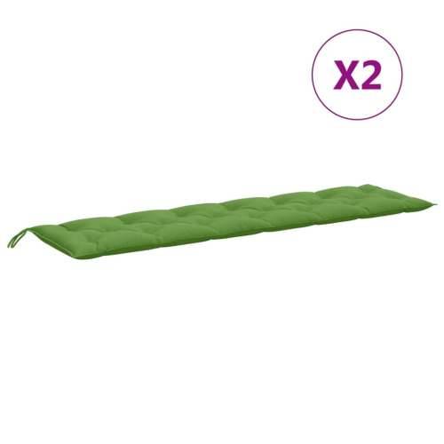 Jastuci za vrtnu klupu 2 kom zeleni 200x50x7 cm tkanina - prošarana zelena 200 x 50 x 7 cm 1 Cijena