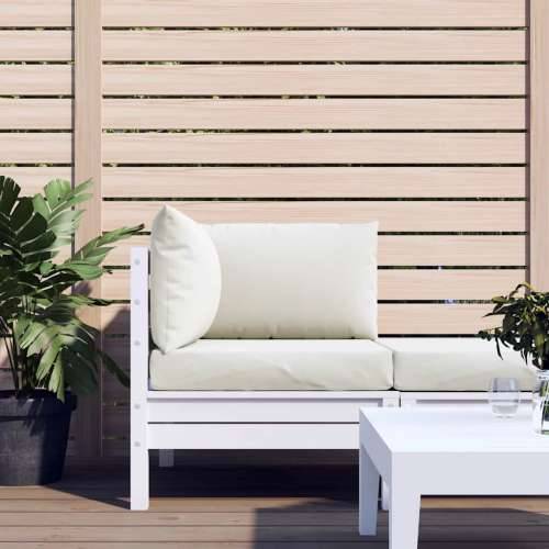 Jastuci za palete 3 kom prošarano krem od tkanine - Krema 1 kutna sofa Cijena