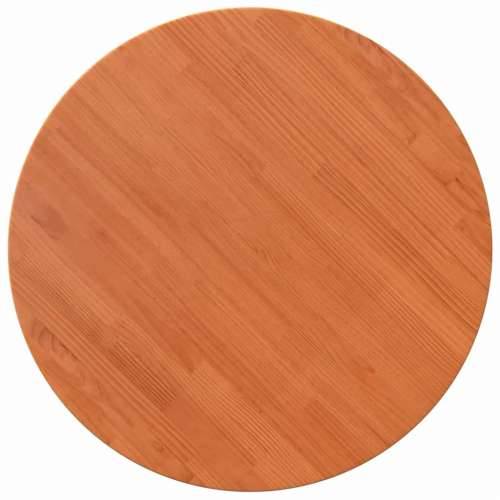 Ploča za stol okrugla voštano smeđa Ø 80 x 2,5 cm od borovine - Voštano smeđa Ø 80 x 2.5 cm 1 Cijena