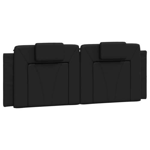 Okvir kreveta s LED svjetlima crni 140 x 200 cm od umjetne kože - Crna 140 x 200 cm Cijena