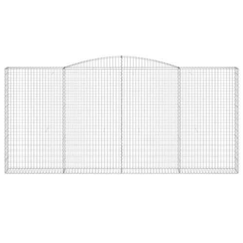 Lučne gabionske košare 8 kom 400x30x180/200cm pocinčano željezo - 400 x 30 x 180/200 cm 8 Cijena