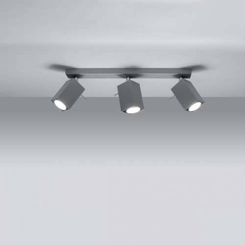 Stropna lampa MERIDA 3 siva Cijena