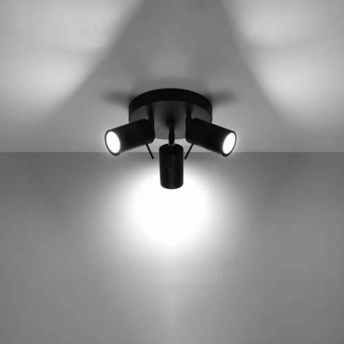 Stropna lampa RING 3P crna Cijena