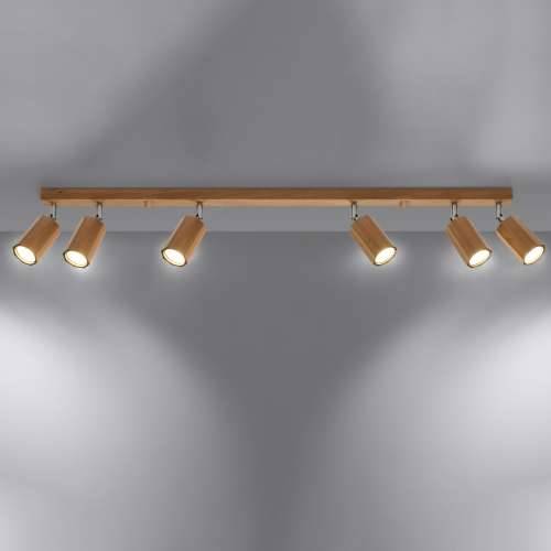 Stropna lampa ZEKE 6 hrast Cijena
