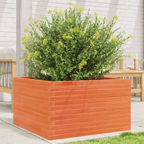 Vrtna sadilica voštano smeđe boje 80x80x45,5 cm od borovine - Voštano smeđa 80 x 80 x 45.5 cm 1 Cijena