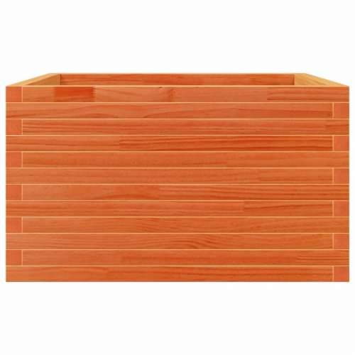Vrtna sadilica voštano smeđe boje 80x80x45,5 cm od borovine - Voštano smeđa 80 x 80 x 45.5 cm 1 Cijena