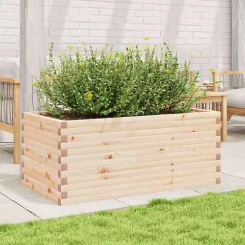Vrtna sadilica 110x60x45,5 cm od masivne borovine - Prirodna boja bora 110 x 60 x 45.5 cm 1 Cijena