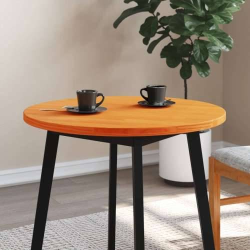 Ploča za stol okrugla voštano smeđa Ø 70 x 2,5 cm od borovine - Voštano smeđa Ø 70 x 2.5 cm 1 Cijena