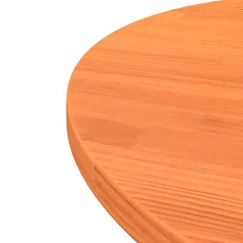 Ploča za stol okrugla voštano smeđa Ø 70 x 2,5 cm od borovine - Voštano smeđa Ø 70 x 2.5 cm 1 Cijena