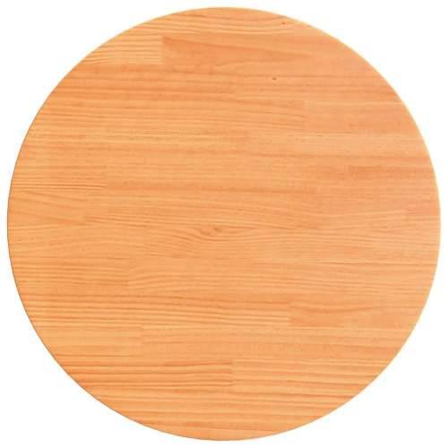 Ploča za stol okrugla voštano smeđa Ø 70 x 2,5 cm od borovine - Voštano smeđa Ø 70 x 2.5 cm 1 Cijena