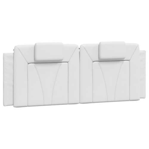Okvir kreveta s LED svjetlima bijeli 140x190 cm od umjetne kože - Bijela 140 x 190 cm Cijena
