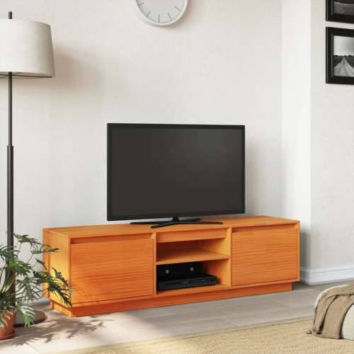 TV ormarić voštano smeđi 140 x 35 x 40 cm od masivne borovine Voštano smeđa 1 Cijena