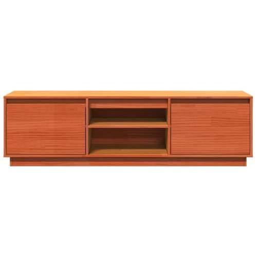 TV ormarić voštano smeđi 140 x 35 x 40 cm od masivne borovine Voštano smeđa 1 Cijena