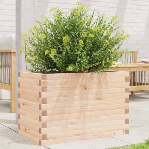 Vrtna sadilica 70x40x45,5 cm od masivne borovine - Prirodna boja bora 70 x 40 x 45.5 cm 1 Cijena