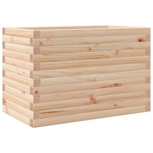 Vrtna sadilica 70x40x45,5 cm od masivne borovine - Prirodna boja bora 70 x 40 x 45.5 cm 1 Cijena