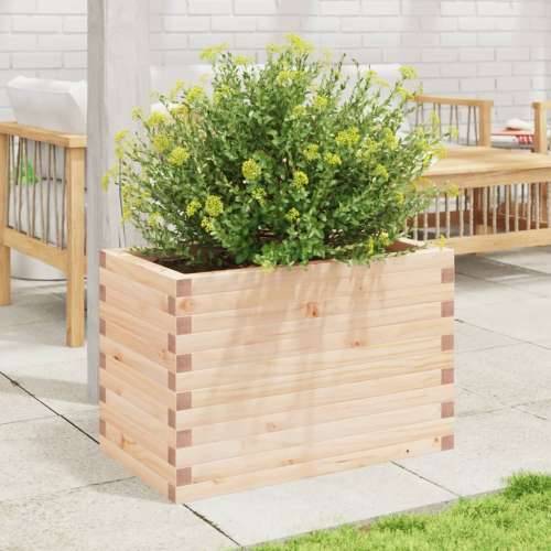Vrtna sadilica 70x40x45,5 cm od masivne borovine - Prirodna boja bora 70 x 40 x 45.5 cm 1 Cijena