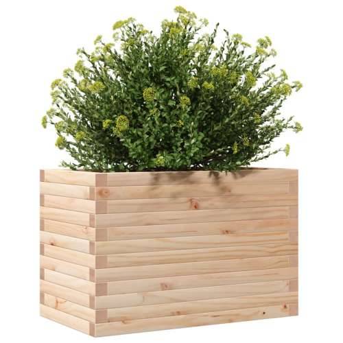 Vrtna sadilica 70x40x45,5 cm od masivne borovine - Prirodna boja bora 70 x 40 x 45.5 cm 1 Cijena