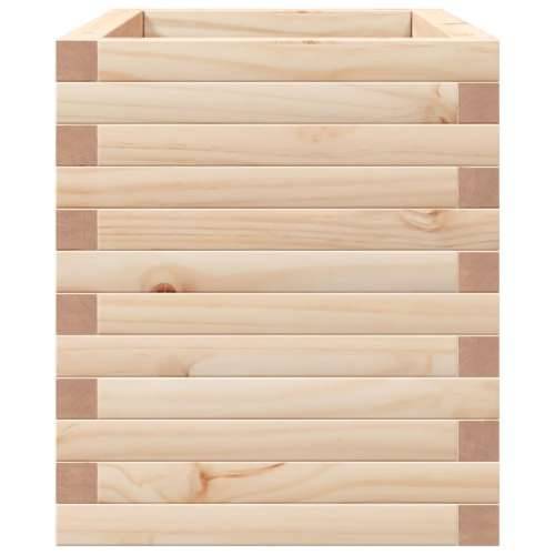 Vrtna sadilica 70x40x45,5 cm od masivne borovine - Prirodna boja bora 70 x 40 x 45.5 cm 1 Cijena