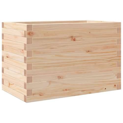 Vrtna sadilica 70x40x45,5 cm od masivne borovine - Prirodna boja bora 70 x 40 x 45.5 cm 1 Cijena
