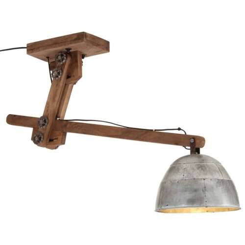 Stropna svjetiljka 25 W vintage srebrna 105x30x65-108 cm E27 - Srebrno 1 Cijena