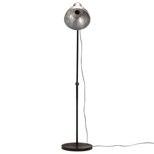 Podna svjetiljka 25 W vintage srebrna 150 cm E27 - Srebrno 1 Cijena
