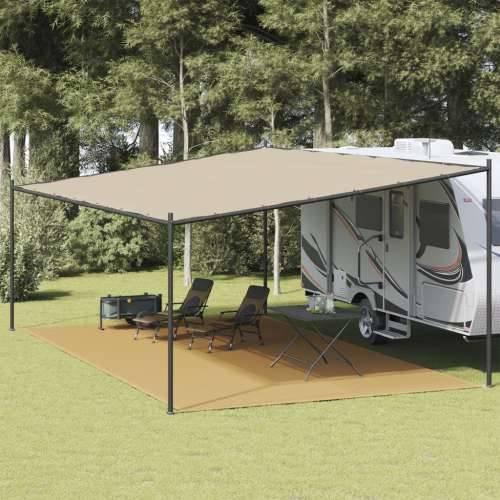 Tepih za šator boja pijeska 400 x 600 cm HDPE - Pijesak 400 x 600 cm 1 Cijena
