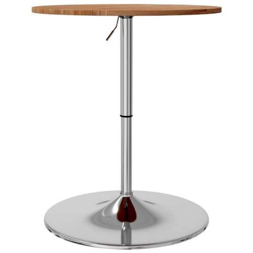 Barski stol svjetlosmeđi Ø 60 x 89,5 cm od masivne hrastovine - Svjetlosmeđa 60 x 89.5 cm 1 masivna hrastovina Cijena
