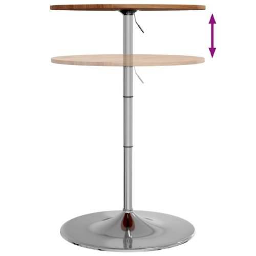 Barski stol svjetlosmeđi Ø 60 x 89,5 cm od masivne hrastovine - Svjetlosmeđa 60 x 89.5 cm 1 masivna hrastovina Cijena