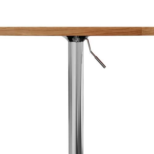Barski stol svjetlosmeđi Ø 60 x 89,5 cm od masivne hrastovine - Svjetlosmeđa 60 x 89.5 cm 1 masivna hrastovina Cijena