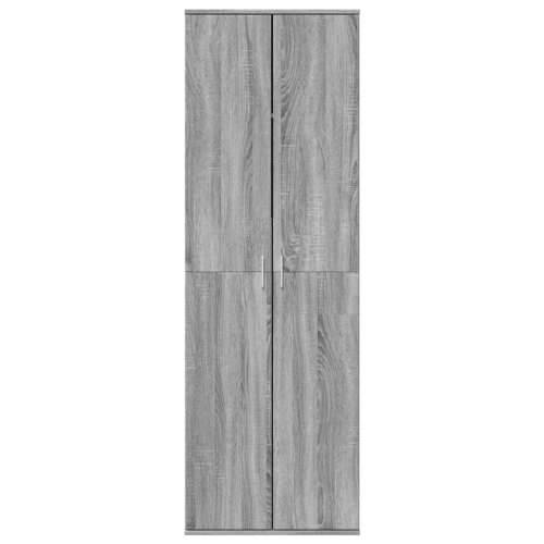 Visoka komoda siva boja hrasta 60x35x180 cm konstruirano drvo Sivi hrast sonoma 1 Cijena