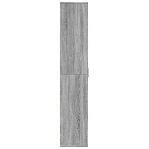 Visoka komoda siva boja hrasta 60x35x180 cm konstruirano drvo Sivi hrast sonoma 1 Cijena