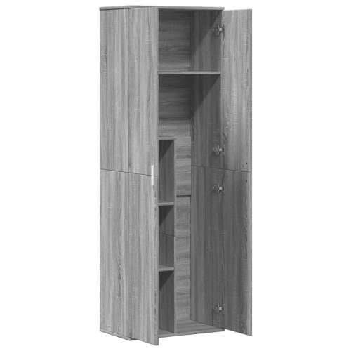 Visoka komoda siva boja hrasta 60x35x180 cm konstruirano drvo Sivi hrast sonoma 1 Cijena