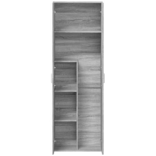 Visoka komoda siva boja hrasta 60x35x180 cm konstruirano drvo Sivi hrast sonoma 1 Cijena