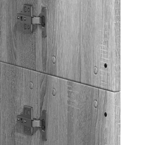Visoka komoda siva boja hrasta 60x35x180 cm konstruirano drvo Sivi hrast sonoma 1 Cijena
