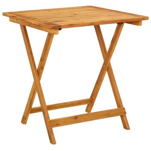 3-dijelni bistro set od polipropilen i masivnog drva bež - Bež 70 x 70 x 75 cm 1 Cijena