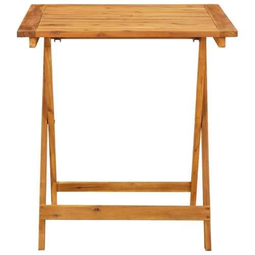 3-dijelni bistro set od polipropilen i masivnog drva bež - Bež 70 x 70 x 75 cm 1 Cijena
