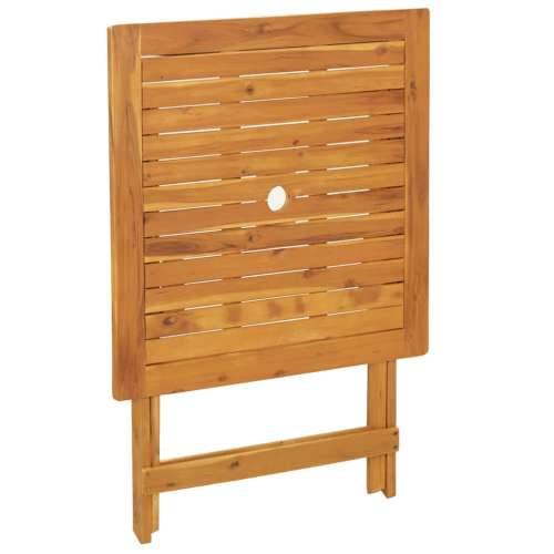 3-dijelni bistro set od polipropilen i masivnog drva bež - Bež 70 x 70 x 75 cm 1 Cijena
