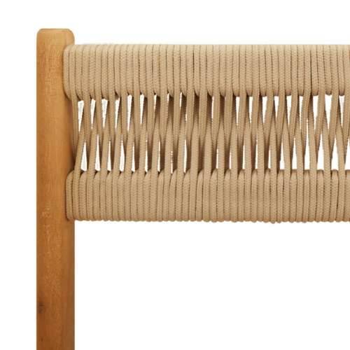 3-dijelni bistro set od polipropilen i masivnog drva bež - Bež 70 x 70 x 75 cm 1 Cijena