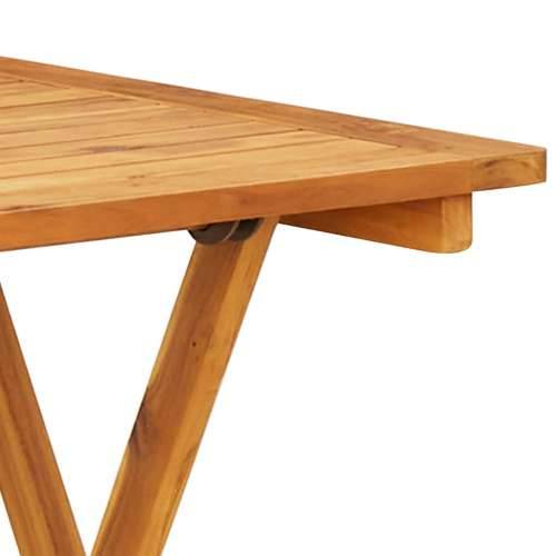3-dijelni bistro set od polipropilen i masivnog drva bež - Bež 70 x 70 x 75 cm 1 Cijena