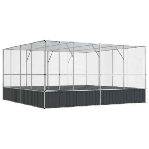 Kavez za ptice srebrni 418 x 414 x 212 cm čelični - 418 x 414 x 212 cm Cijena