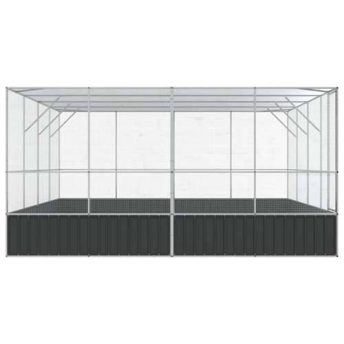 Kavez za ptice srebrni 418 x 414 x 212 cm čelični - 418 x 414 x 212 cm Cijena