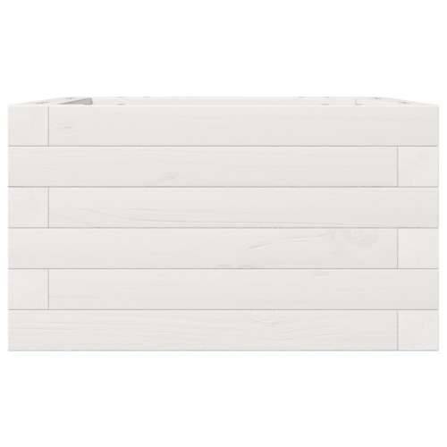 Vrtna sadilica bijela 40 x 40 x 23 cm od masivne borovine - Bijela 40 x 40 x 23 cm 1 Cijena