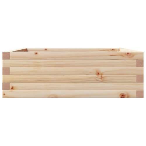 Vrtna sadilica 70x70x23 cm od masivne borovine - Prirodna boja bora 70 x 70 x 23 cm 1 Cijena