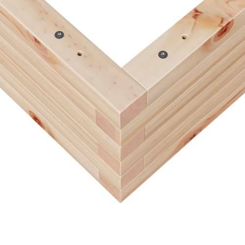 Vrtna sadilica 70x70x23 cm od masivne borovine - Prirodna boja bora 70 x 70 x 23 cm 1 Cijena