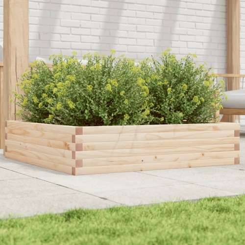 Vrtna sadilica 100x100x23 cm od masivne borovine - Prirodna boja bora 100 x 100 x 23 cm 1 Cijena